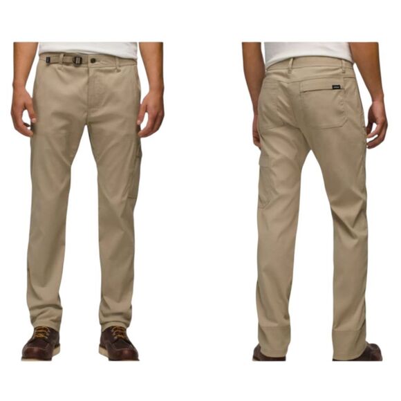 NWT Prana Stretch Zion Straight Pant Sandbar Khaki Beige Tan Size 32/30 - Picture 1 of 14